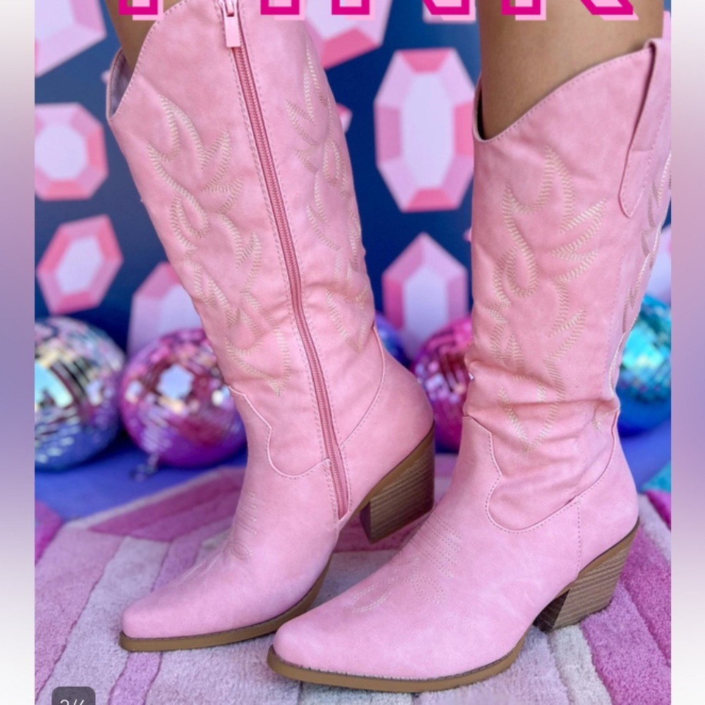 Pink Boots-  new!